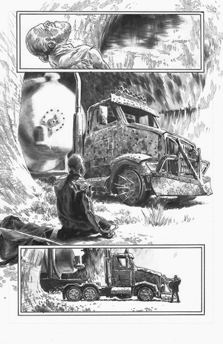 Illustration for article titled Valiant’s Hero Bloodshot Gets Reborn in a Mad Max-esque, Monster Truck-Filled Apocalypse